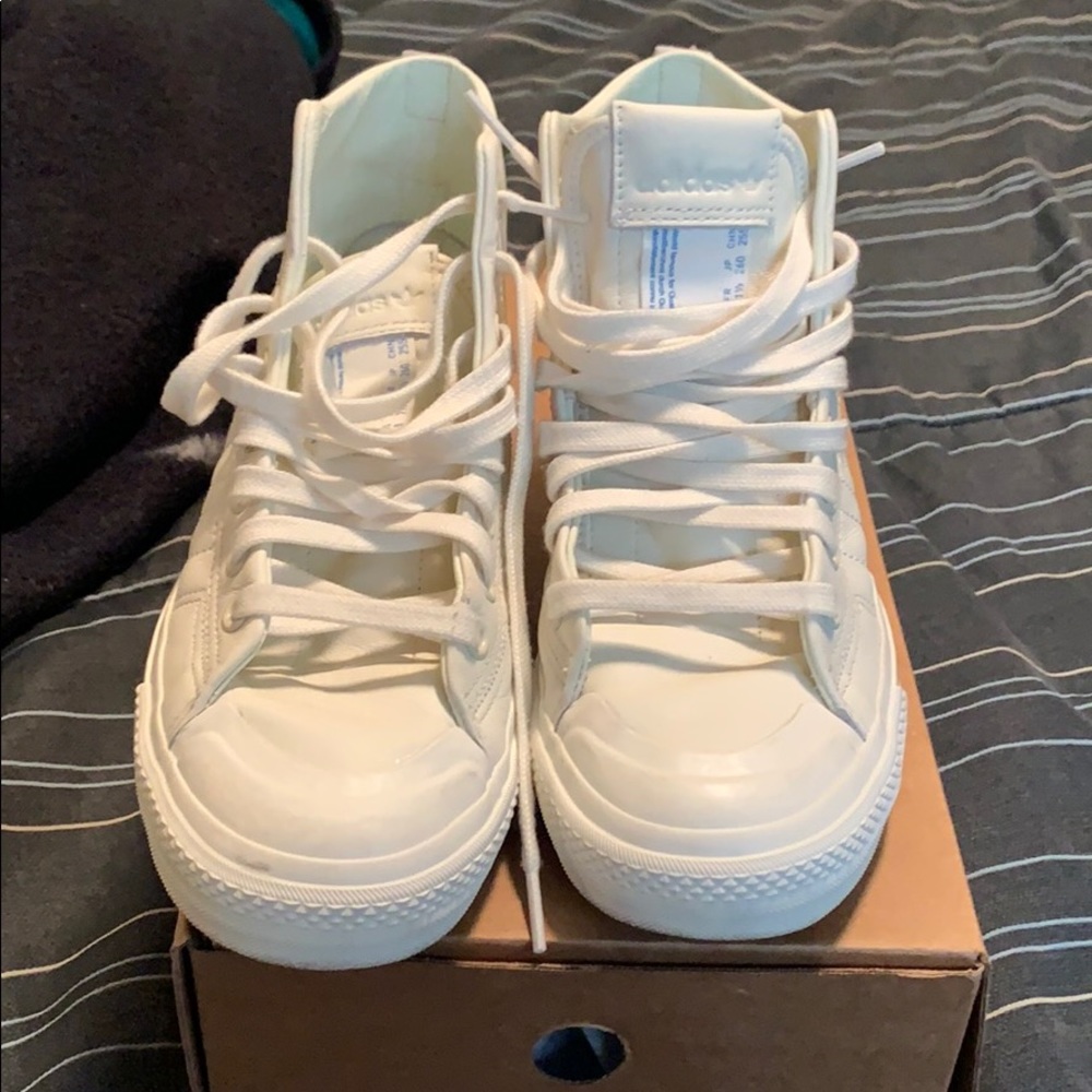 COPY - Adidas Originals Hi-Top Nizza Off White
